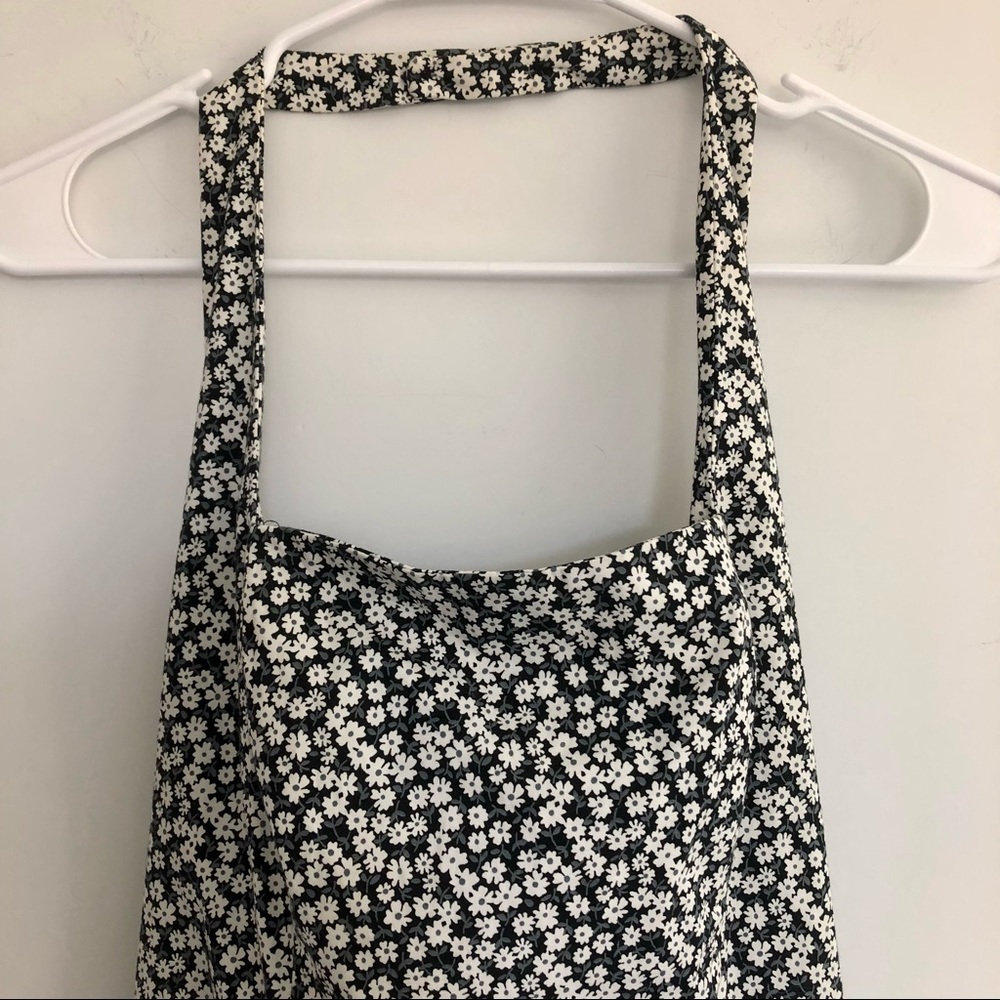 Bloomingdale’s Cotton & Spandex Halter Dress